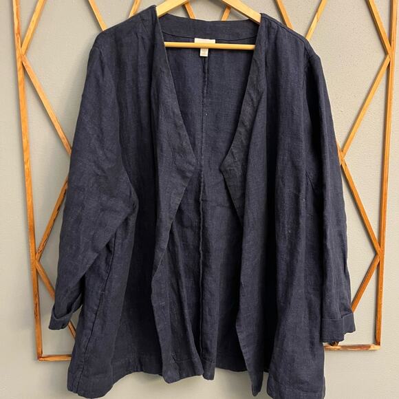 J. Jill Pure Jill Linen Blazer - Picture 1 of 3